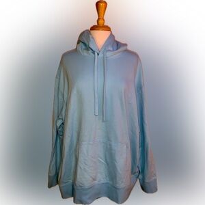 Ivory Ella Oversized Blue Hoodie